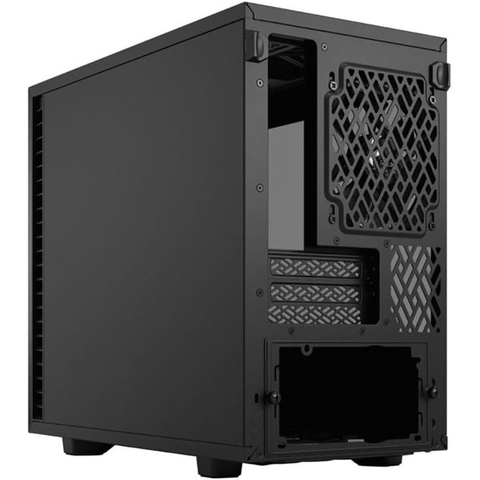 Корпус для ПК Fractal Design Define 7 Nano Black - Mini ITX, затишний, з LED підсвіткою та скляною панеллю