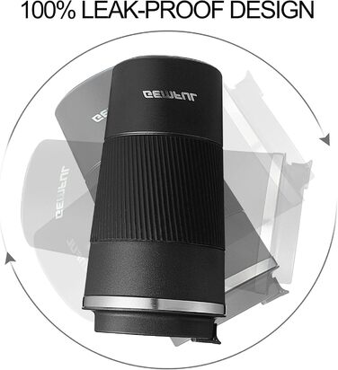 Термокружка з нержавіючої сталі 510 мл GEMFUL для подорожей та дому (червона)