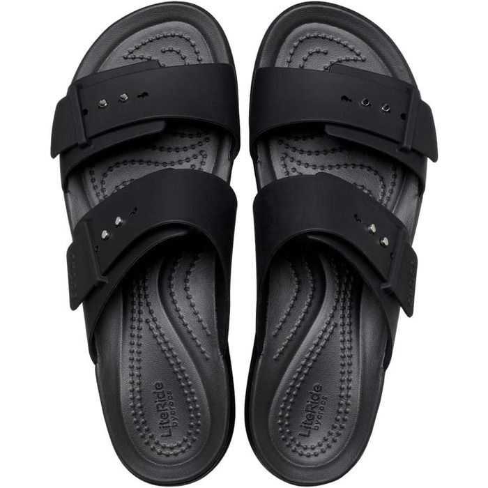 Crocs Brooklyn Buckle Wedge сандалі жіночі чорні 38/39 EU