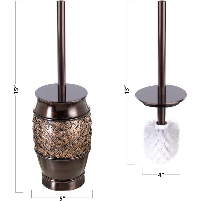 Набір аксесуарів для ванної кімнати Creative Scents – 6 предметів: дозатор для мила, мильниця, попільничка, тримач для зубних щіток, кришка для серветок