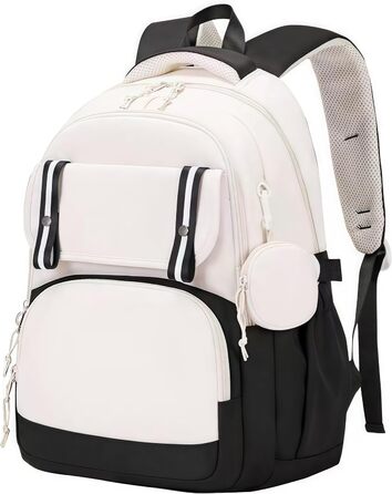 Чорний рюкзак для підлітків та жінок Aryan: легкий, для ноутбука, для школи та подорожей