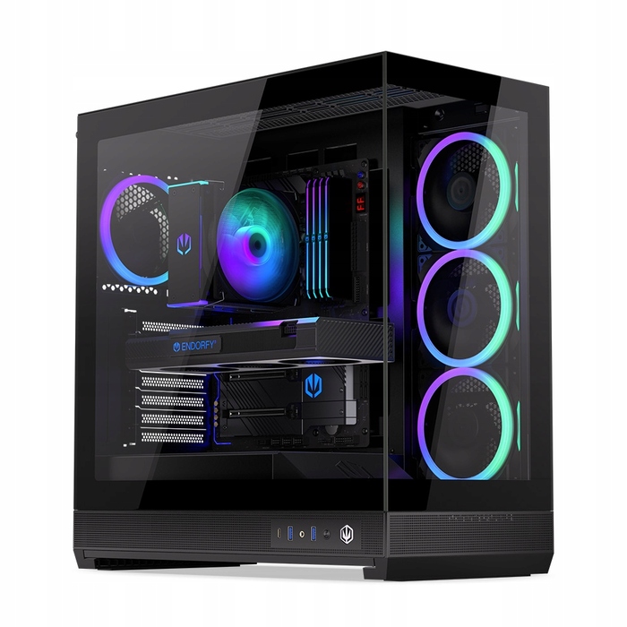Корпус ENDORFY Fishtank 6000 Corona Midi Tower, чорний