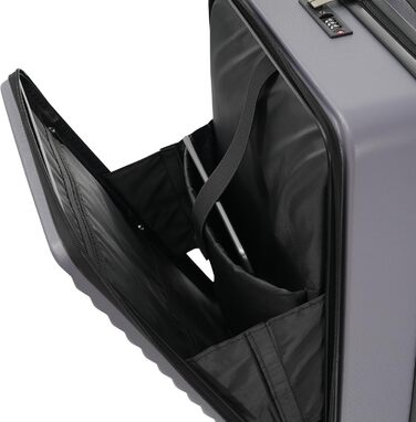 Набір валіз Merax TSA: 3 валізи (M, L, XL) з TSA-замком, телескопічним ручками та 4 колесами, чорний колір, PP-матеріал