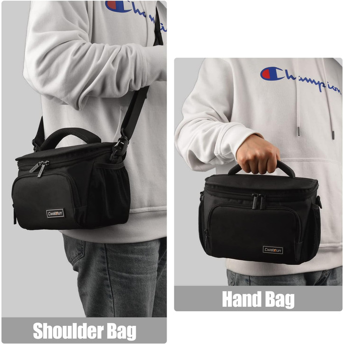 Захисний футляр для дзеркальної камери, вологостійкий, для Canon, Nikon, Sony, Fuji, DLR/LR, об'єктив (Чорний, M)