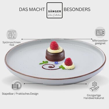 Набір керамічних мисок Sänger VALUE COLLECTION (4 шт.), 700 мл, фіолетовий, для мюслі та десертів, стійкі до подряпин, мікрохвильової печі та посудомийної машини