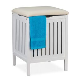 Relaxdays Laundry Basket with Seat