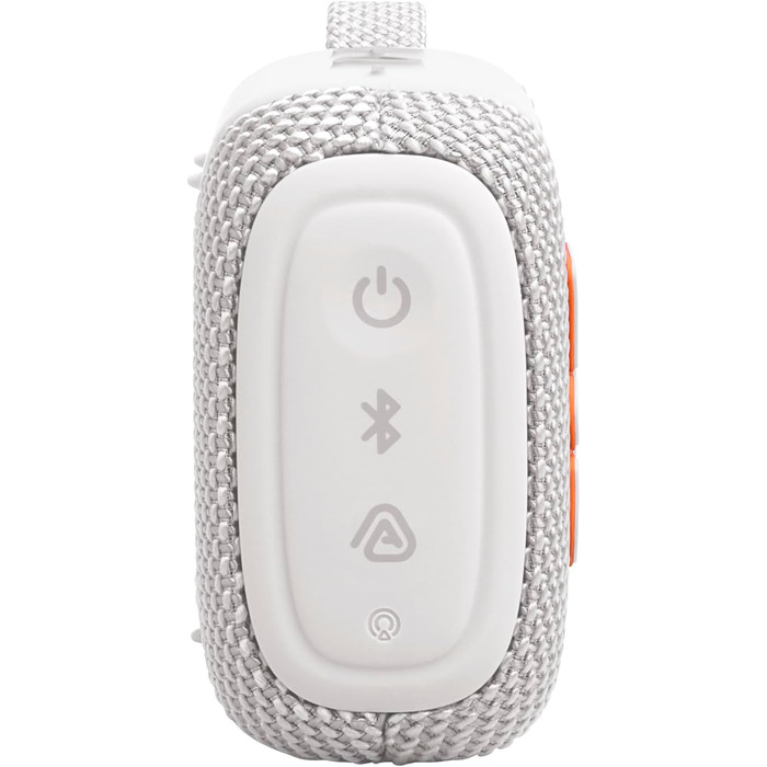 JBL Go 5 – Портативна Bluetooth колонка, біла: Водонепроникна, до 10 годин відтворення, потужний бас