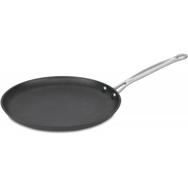 Cuisinart Chef's Classic Crepe Pan, 10 inch, Hard-Anodized, Black, 623-24 Crepe Pan