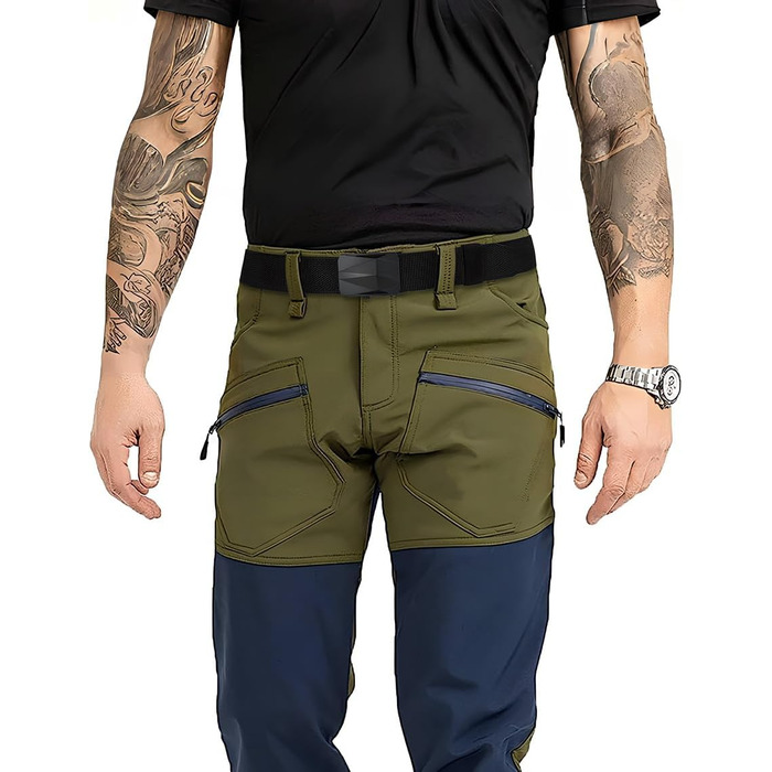 Чоловічий тактичний ремінь з нейлону, велика ширина, автоматична пряжка без отворів. Чорний, 110-200 см (для талії 166-175 см). У подарунковій коробці.