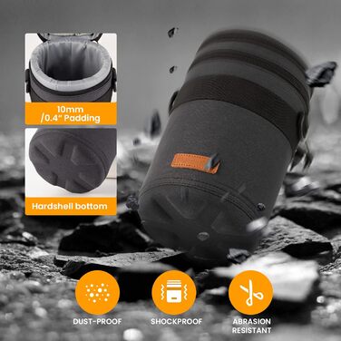 Чохол для об'єктива TARION: захисний, водонепроникний, XL, для Canon, Nikon, Pentax, Sony, Olympus