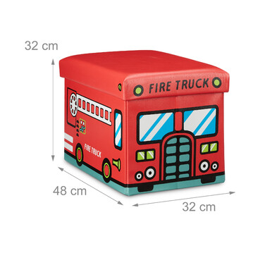 Relaxdays Foldable Toy Box with Storage Space