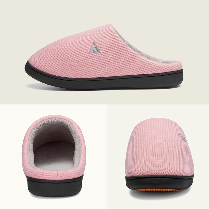 Тапочки зимові Mishansha для чоловіків та жінок, м'які, зручні, з пам'яттю, розмір 36-48 (43 EU), рожеві