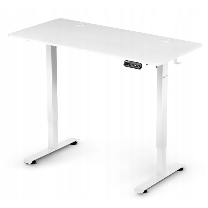 Електричний стіл з регулюванням висоти Hell's Chair White, 120x60 см