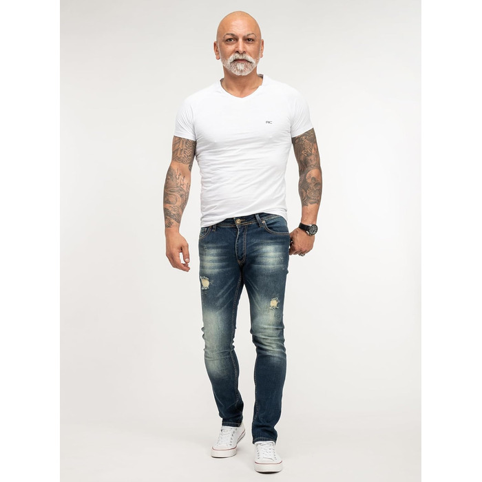 Чоловічі джинси Rock Creek Slim Fit M21 (36W/34L, темно-сині) - Оригінал