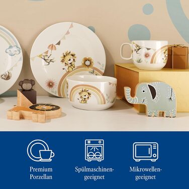 Набір дитячого столового прибору Villeroy & Boch Boho Kids (4 шт.) - нержавіюча сталь, сріблястий/платиновий, придатний для миття в посудомийній машині