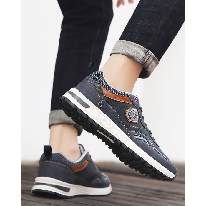 ARRIGO BELLO Кросівки чоловічі для активного відпочинку, спорту та прогулянок. Легкі кросівки для ходьби, розмір 41-46, колір блакитний.