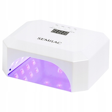 UV LED лампа для нігтів Semilac Diamond Collection 24W/48W, 36 діодів, біла