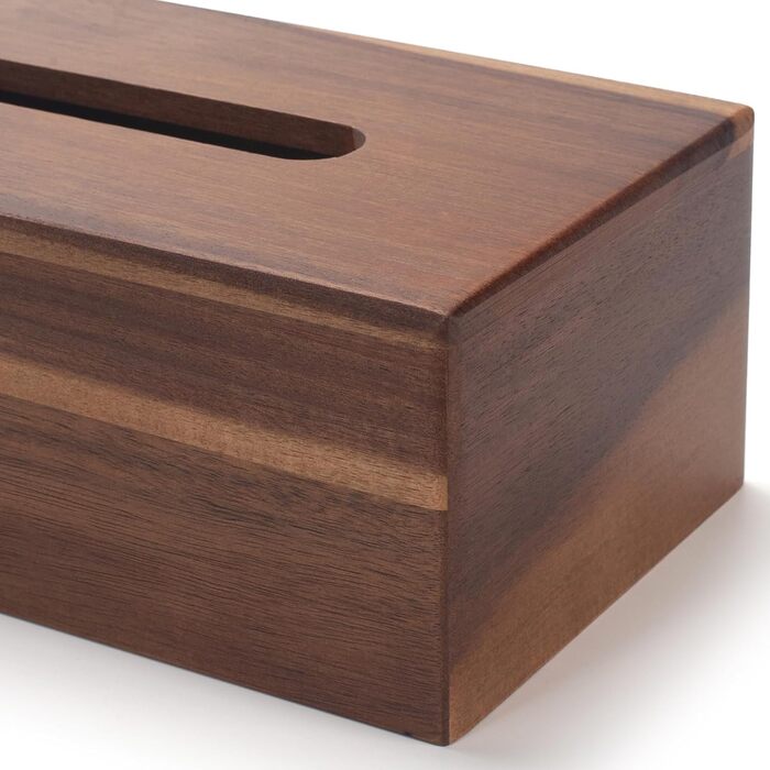 Дерев'яна коробка для серветок, прямокутна, 25 x 14 x 9.5 см, 1 шт.