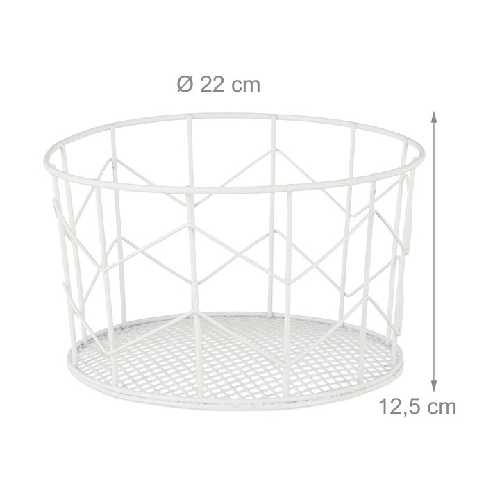 Round Metal Wire Basket