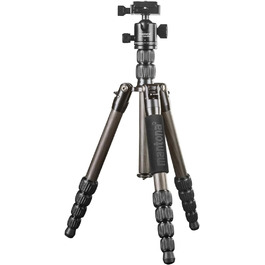 Штатив Mantona Light Traveller 131,5 см: легкий штатив з алюмінію, до 5 кг, з кульковою головкою та Arca-Swiss