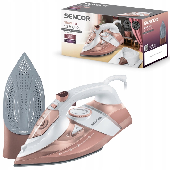 Парова праска Sencor SSI 8300RS, 350 мл, 3200 Вт