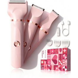 Електричний жіночий триммер для інтимної зони, бездротовий, вологостійкий, червоний