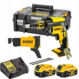 Гіпсокартонний шурупокрут DEWALT 18V DCF620P2K з 2 АКБ по 5.0Аг та кейсом TSTAK