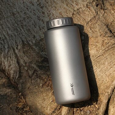 Titan Water Bottle, Large Capacity, Wide-Mouth Sports Bottle, Ultra-Lightweight Camping and Hiking Drinking Bottle, 1200 ml