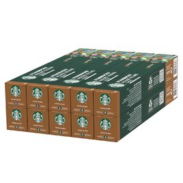Капсули для кави Starbucks House Blend суміш для Nespresso, середнього обсмаження, капсули 10 x 10 (100 капсул) 10 г (10-ка)