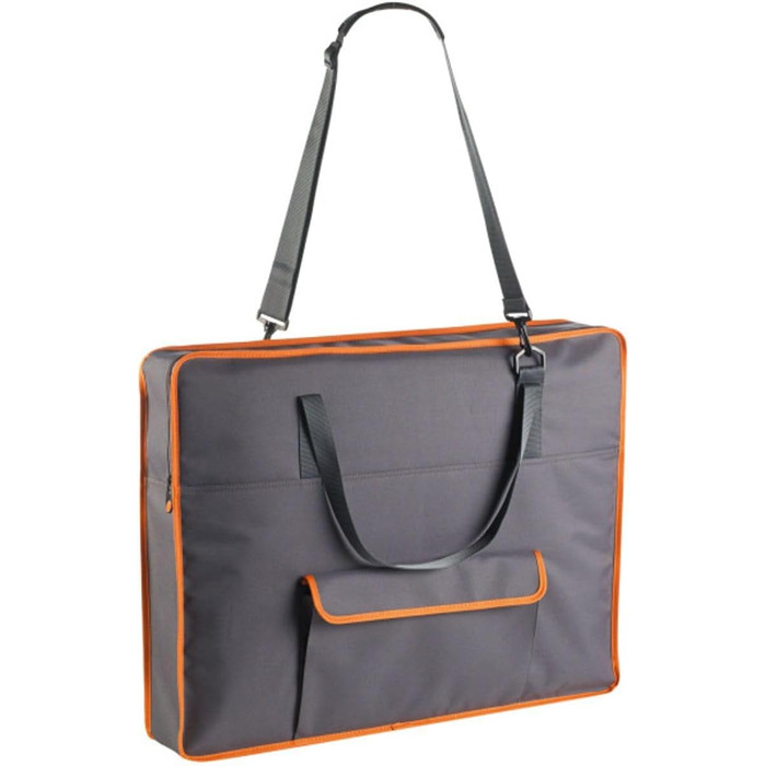 Складана переносна переносна собача будка HUNTER з алюмінієвим каркасом, сірого/помаранчевого кольору, S, 61 x 43 x 46 см