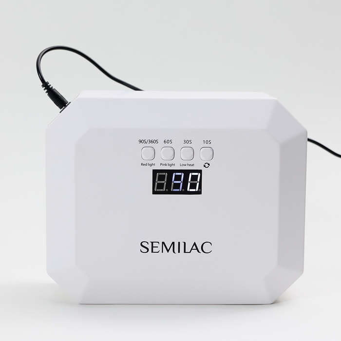 LED+UV лампа Semilac Diamond Collection 24W, біла