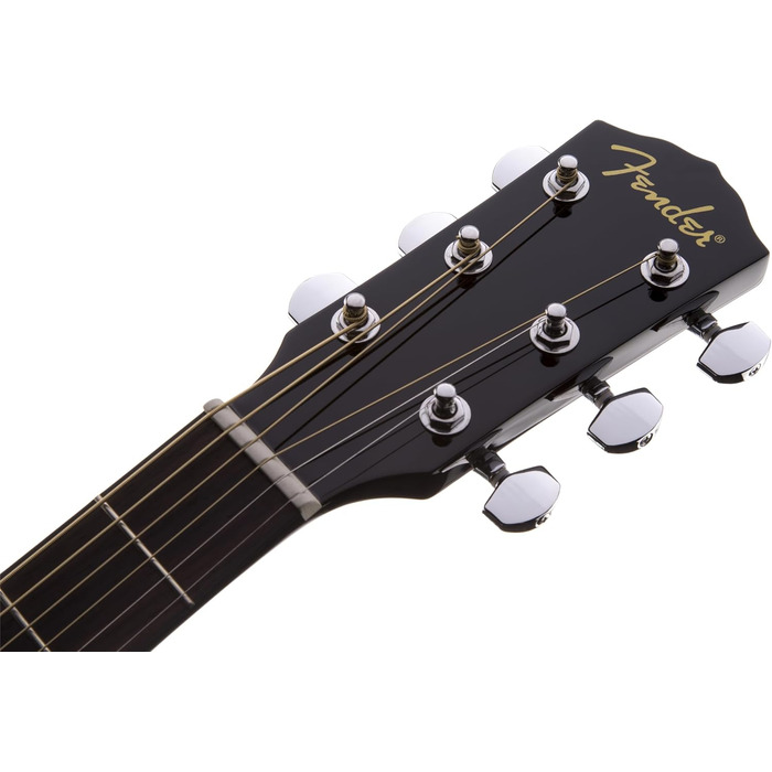 Акустична гітара Fender CD-60 Dreadnought V3 DS, чорний колір, палісандровий гриф, для правшів, з безкоштовними онлайн-уроками Fender Play