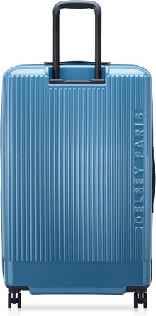 Чемодан для жінок Florence by Mills Spin Me Away Hartschalengepäck, розширюваний, з коліщатками, Checked-Large 29 дюймів, колір цинково-блакитний