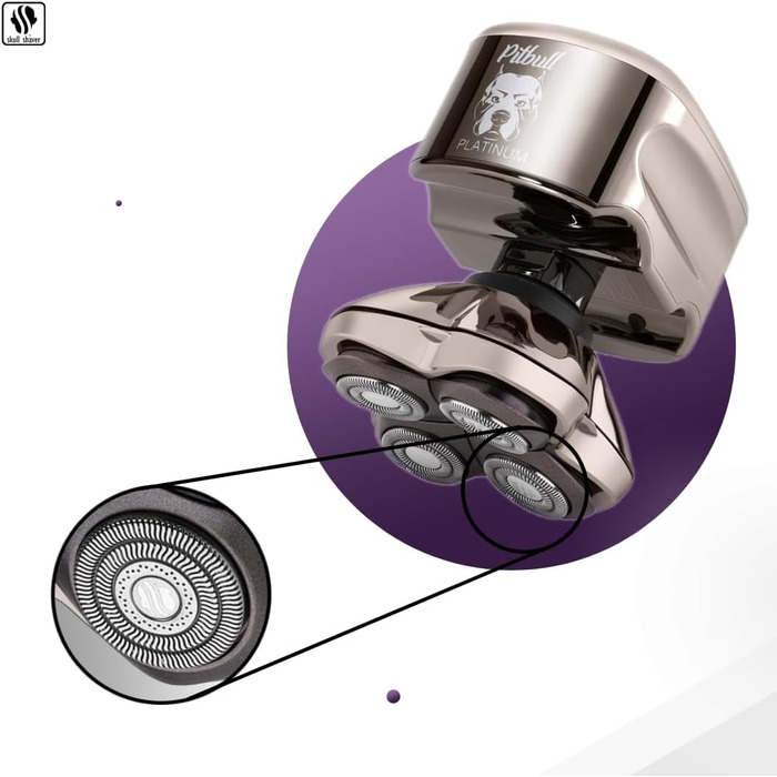 Pitbull Platinum Pro – electric electric shaver for men | wet and dry shaving