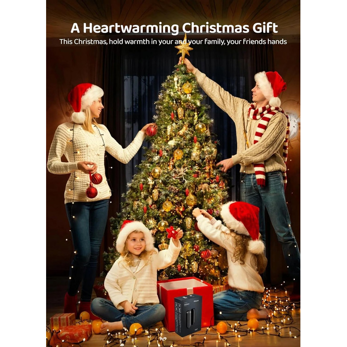 Електричні грілки для рук 2шт, 2500 mAh, портативні, для рукавичок, 3 режими, USB, для спорту та кемпінгу, чорні (для чоловіків та жінок)