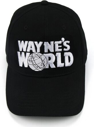 Кепка бейсболка Wayne's World унісекс, з вишитим логотипом, кепка-косплей, для спорту та відпочинку
