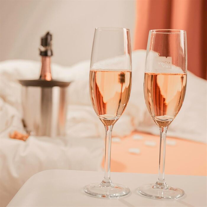 Охолоджувач для шампанського Vacu Vin Elegant - нержавіюча сталь, для шампанського, просекко та винних пляшок, стандартний розмір