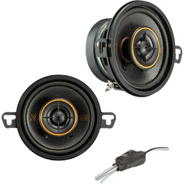 Автомобільні коаксіальні динаміки MELARQT Kicker KSC3504, 300 Вт, 8,9 см, для магнітоли