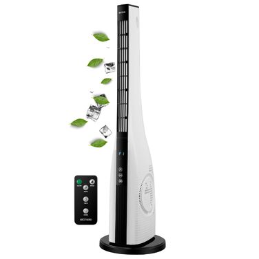 Вентилятор вежовий Echos Turmventilator з пультом, 3 режими, LED-дисплей, 90 см - для спальні та офісу