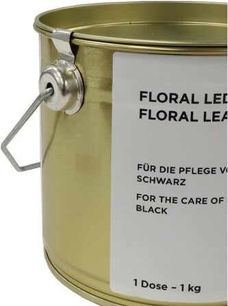 1kg Original German Armed Forces (Bundeswehr) Shoe Cream in Tin Bucket Leather Care Black BW 1kg=16.98EUR (1 Kg = 1.135 L, Black)