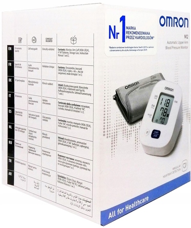 Електронний тонометр Omron M2, білий
