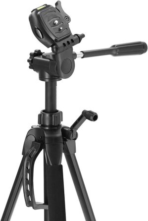 Триподальний штатив для камери та смартфона Hama Action 153 3D, регульована висота 60-153 см, 3-позиційна головка, чорний