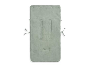 Дитячий конверт Jollein Basic Knit Forest Green для автокрісла та коляски, трикотажний, флісовий, універсальний, зелений
