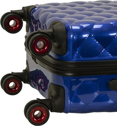 Набір валіз Rockland Quilt Hardside, розширюваний, 3 шт (20/24/28 дюймів), блакитний