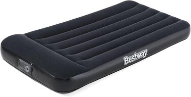 Надувне ліжко Bestway Aeroluxe, 188 x 99 x 30 см, односпальне, з електропомпою, чорне