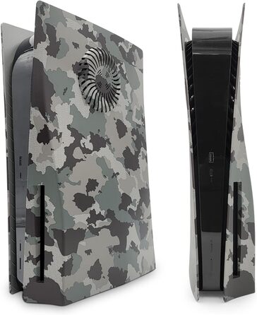 MatoSan® Accessories for PS5 Faceplate for Disc Edition | PS5 Cover Black PS5 Accessories for PS5 Cover | PS5 Skin | PS5 Plate, PS5 Side Panels Cover PS5 Accessories PS5 Case Camouflage