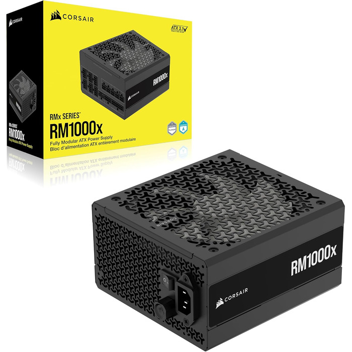 Блок живлення Corsair RM850x (2024) 850W — повністю модульний, ATX 3.1, PCIe 5.1, низький рівень шуму, чорний