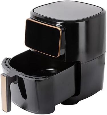 Фритюрниця без масла Bergner Copperly, 1800W, 6.9L, 8 програм, керамічне покриття, 80-200°C, таймер 30 хв