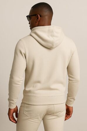 Худі Leif Nelson Slim Fit для чоловіків: стильний капюшонний світшот з довгим рукавом, бежевий (M)