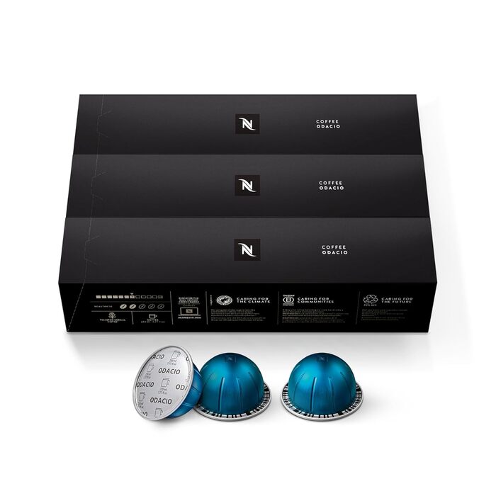 Капсули Nespresso VertuoLine Odacio, інтенсивна обсмажка, 30 шт., 226 мл